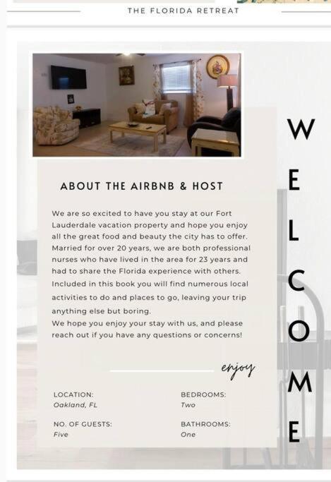 Quiet 2Bedroom At Fort Lauderdale Fl Ngoại thất bức ảnh